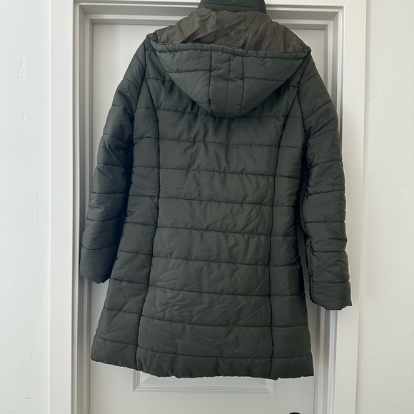 Lori Puffer Winter Jacket Green Large - Picture 3 of 6